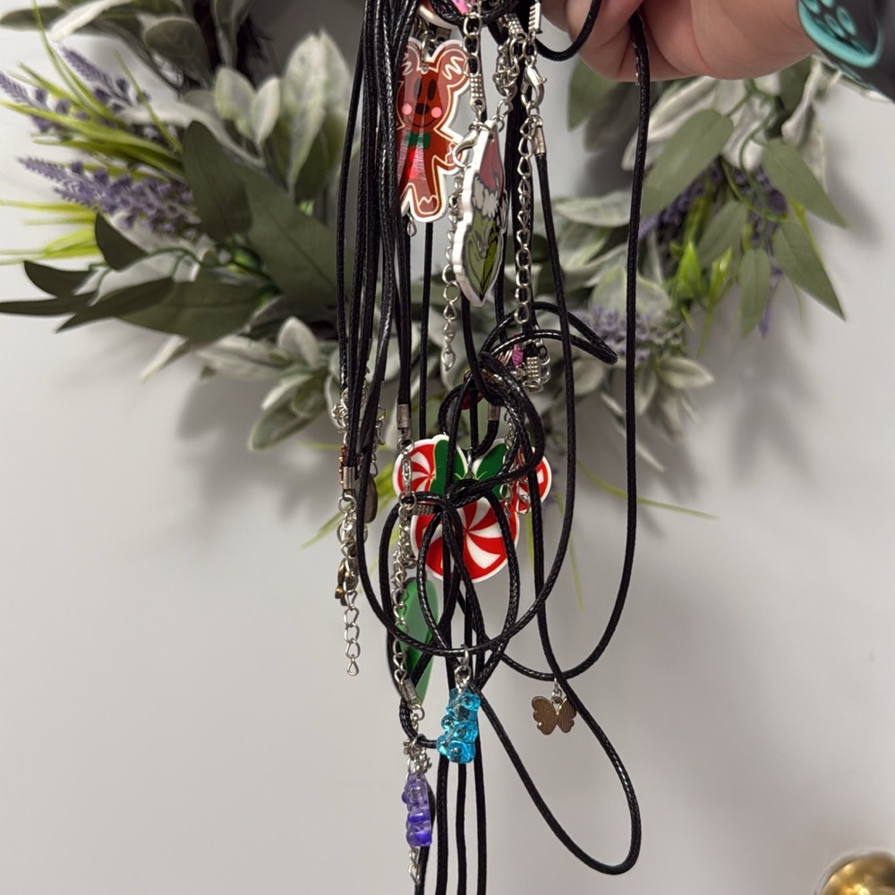 Colorful Charm Necklace Set